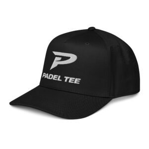 Padel 5 Panel Cap | Match Day Style – Black Edition