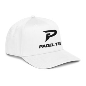 Padel 5 Panel Cap | Match Day Style Wh – Black Icon