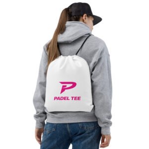Padel Tee Match Day Drawstring Bag – Game Ready Essential Pink