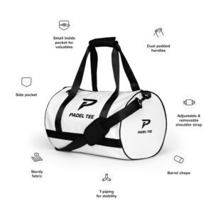 Padel Gear Bag | Match Day Carry – Black Icon