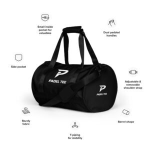Padel Gear Bag | Match Day Carry – Black Edition