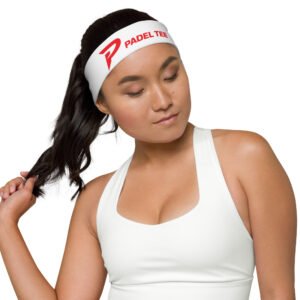 Padel Performance Headband | Match Day Essential – Red Logo