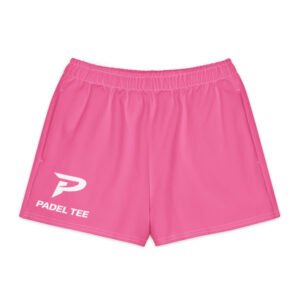 Premium Unisex Cotton Padel Shorts – Pink Edition