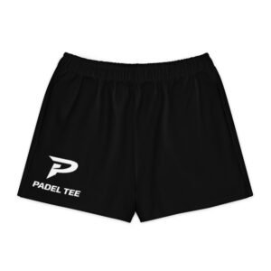 Premium Unisex Cotton Padel Shorts – Black Edition