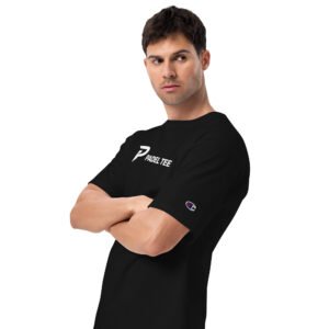 Champion® x Padel Tee – Men’s Padel T-Shirt – Black Edition