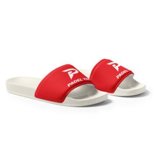Men’s Padel Comfort Sandals – Match Day – Red Edition