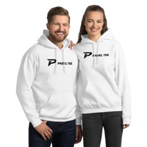 Unisex Padel Performance Hoodie – White Edition