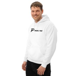 Unisex Padel Performance Hoodie – White Edition