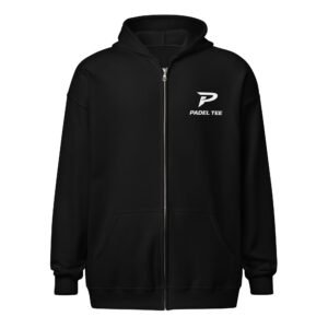 Padel Tee Unisex Zip Hoodie – Comfort dk