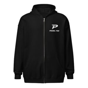 Padel Zip Hoodie – Dark Edition