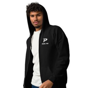 Padel Zip Hoodie – Dark Edition