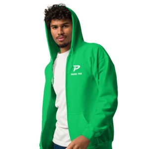 Unisex Padel Zip Hoodie – Multicolor Edition