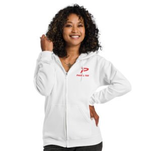 Unisex Padel Zip Hoodie – Icon Red Ed.