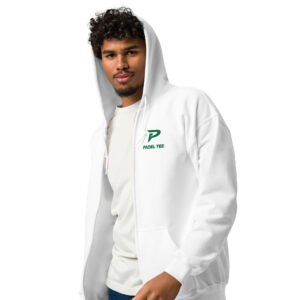 Unisex Padel Zip Hoodie Embroidered – Icon Green