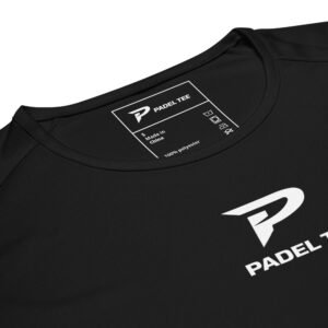 Men’s Padel Competition T-Shirt – Logo | Pro Performance – Black
