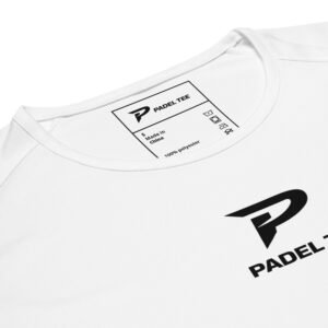 Men’s Padel Competition T-Shirt – Logo | Pro Performance – White
