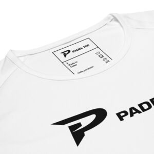 Men’s Padel Competition T-Shirt – Signature | Pro Performance – White