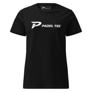 Women’s Padel T-Shirt | Match Day – Black Edition