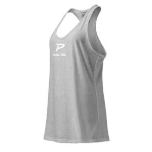 Padel Tee Women’s Racerback Tank – Gray