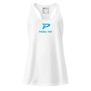 Women’s Padel Racerback Tank | Match Day Fit – Blue Sky Icon