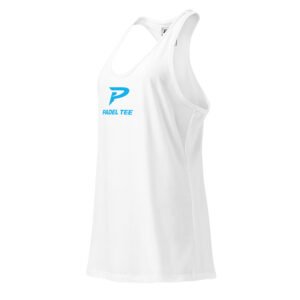 Women’s Padel Racerback Tank | Match Day Fit – Blue Sky Icon