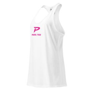 Women’s Padel Racerback Tank | Match Day Fit – Pink Icon