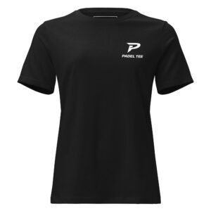 Padel Tee Women’s Relaxed T-Shirt – Essential Dark Edition