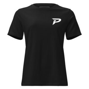 Women’s Premium Padel T-Shirt | Black – Icon Edition