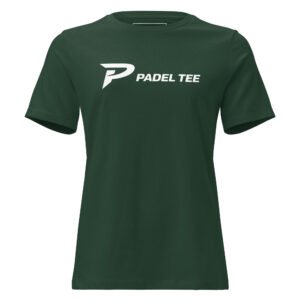 Women’s Premium Padel T-Shirt | Match Day – Dark