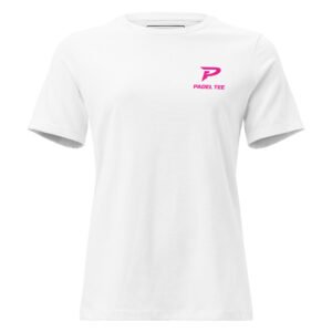 Padel Tee Women’s Relaxed T-Shirt – White Edition