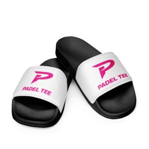Women’s Padel Comfort Slides Match Day – Pink Logo