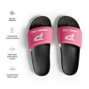 Women’s Padel Comfort Slides Match Day – Pink Edition