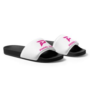 Women’s Padel Comfort Slides Match Day – Pink Logo