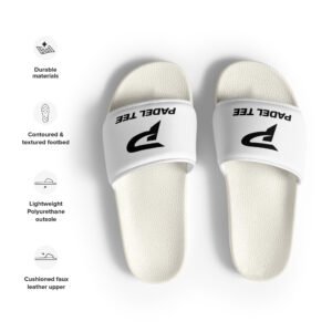 Women’s Padel Comfort Slides Match Day – White Edition