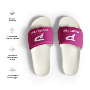 Women’s Padel Comfort Slides Match Day – Vibrant Pink Ed.